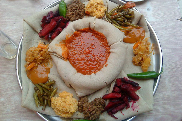 Special packages offer a Traditional Food, Dinning in Addis Ababa, Ethiopia